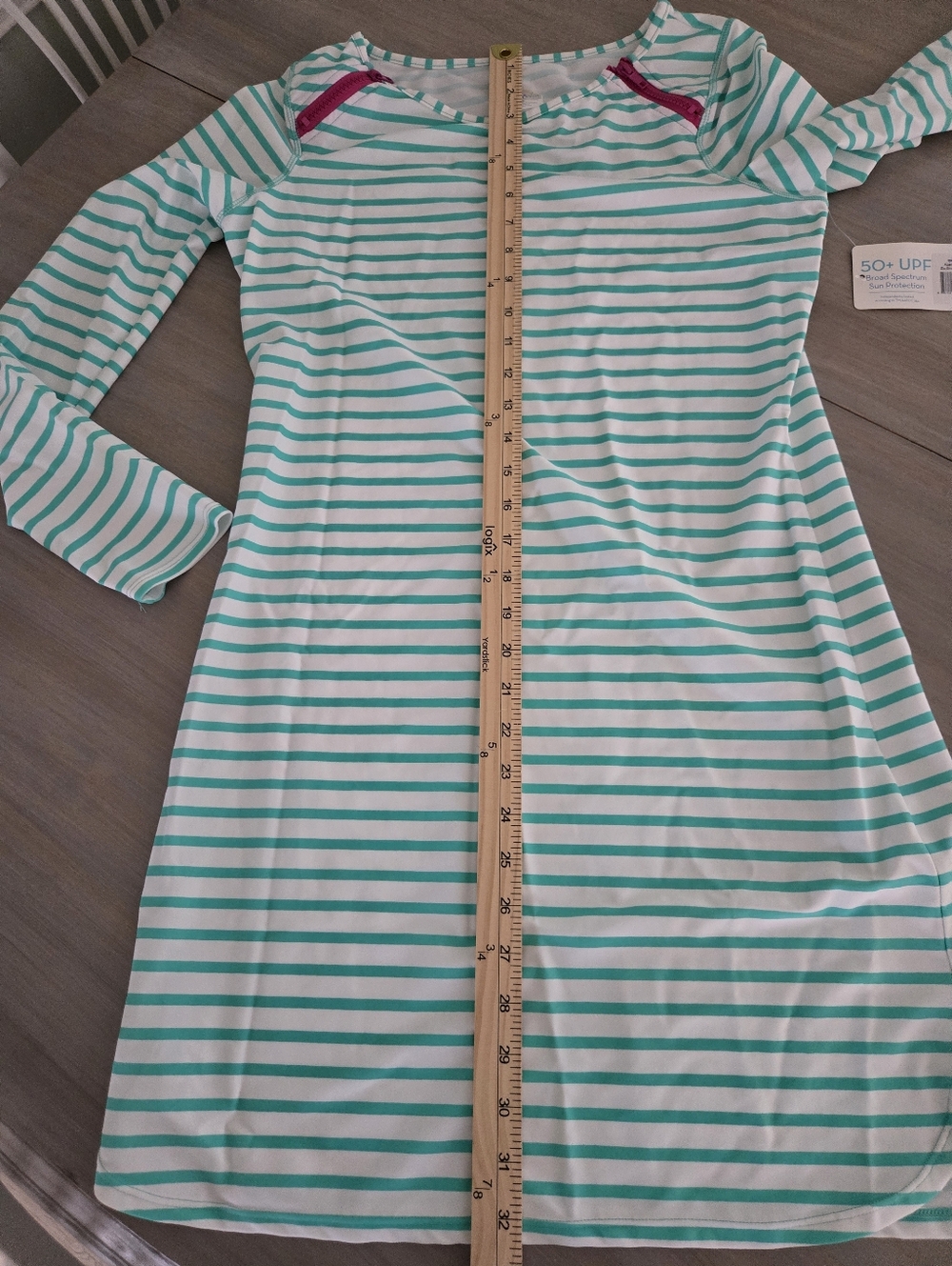 NWT Cabana Life Azalea Shore Dress Medium Shoulder Zippers - Picture 6 of 9